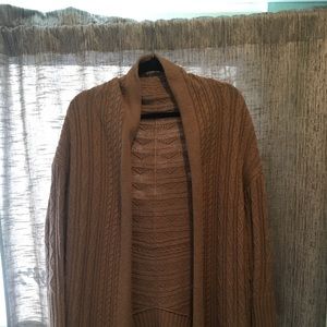 Tan cardigan